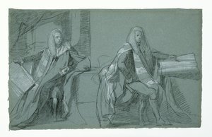 Étude pour William Murray, Premier Comte de Mansfield, 1782-1783 - Daniel Mytens