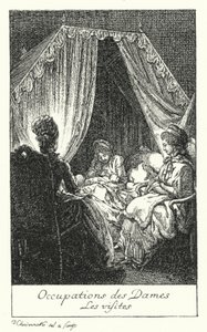 Occupations des dames (gravure) - Daniel Nikolaus (after) Chodowiecki