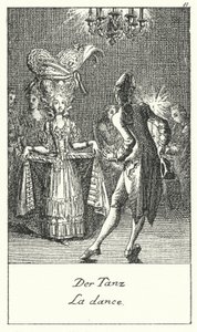La Danse (gravure) - Daniel Nikolaus (after) Chodowiecki