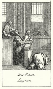 La Prière (gravure) - Daniel Nikolaus (after) Chodowiecki