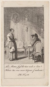 Planche 11 pour « Anecdotes et traits de caractère de Frédéric II, roi de Prusse » - Daniel Nikolaus Chodowiecki