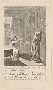 Planche 4 pour «Karoline von Lichtfield» - Daniel Nikolaus Chodowiecki