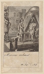 Feuille 5 pour le « Coriolan » de Shakespeare - Daniel Nikolaus Chodowiecki