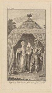 Planche pour « Charlemagne et les douze pairs de France » - Daniel Nikolaus Chodowiecki