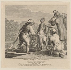 Le duc Léopold de Brunswick va trouver la mort dans l