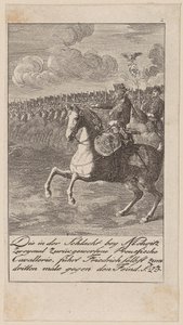 La cavalerie prussienne, repoussée deux fois lors de la bataille de Mollwitz, est menée par Frédéric lui-même pour la troisième fois contre l