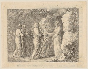 Lazare, ou la célébration de la Résurrection - Daniel Nikolaus Chodowiecki