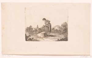 M. de Vollange joue de la guitare - Daniel Nikolaus Chodowiecki