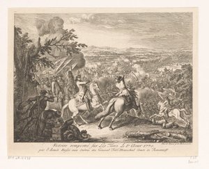Victoire du général Roumiantsev lors de la bataille de Cahul, 1770 - Daniel Nikolaus Chodowiecki