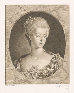 Portrait de Wilhelmina de Prusse - Daniel Nikolaus Chodowiecki