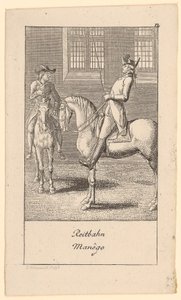 Manège - Daniel Nikolaus Chodowiecki