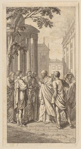 Gravure de frontispice pour la « Philosophie pratique » de Basedow - Daniel Nikolaus Chodowiecki