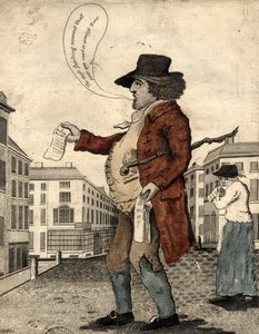 Vendeur de ballades, début du 19ème siècle - Daniel Orme
