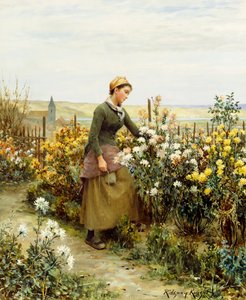 La fille du jardinier - Daniel Ridgway Knight