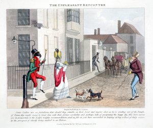 La rencontre désagréable, illustration de 