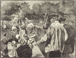 Au Jardin des Plantes, 1889 - Daniel Urrabieta Vierge