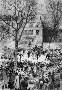Célébration du 80e anniversaire de la naissance de Victor Hugo (1802-85) de 