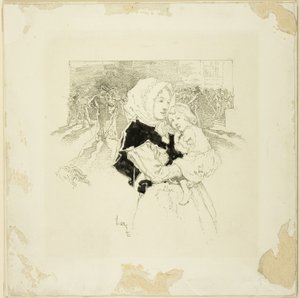 Femme et enfant - Daniel Urrabieta Vierge
