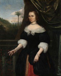 Portrait de Dina Lems, épouse de Jan Valckenburgh