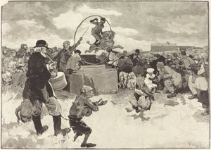 Les Chiens savants - Daniel Vierge