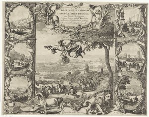 Victoires du roi Guillaume III en Irlande (moitié supérieure), 1690 - Daniel de Lafeuille