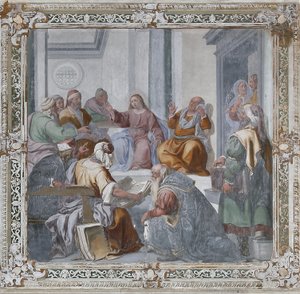 Le Christ parmi les docteurs - Daniele Crespi