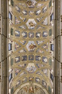 Voûte de la nef centrale, Église de S. Maria Assunta
