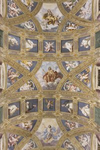 Voûte de la nef centrale, Église de S. Maria Assunta, 1629 - Daniele Crespi