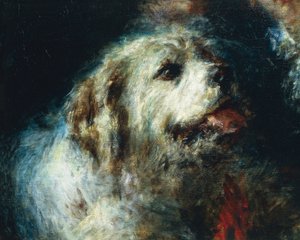 Les garçons Troubetzkoy avec un chien (détail) - Danielle Ranzoni