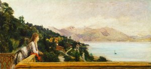 Vue du lac Majeur depuis la villa d