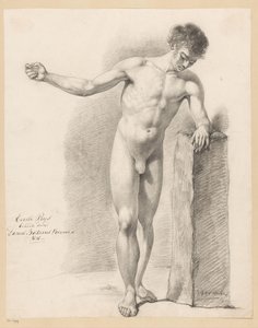 Homme nu debout, vu de face (1er prix 1818)