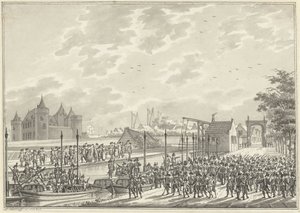 Arrivée des citoyens armés d