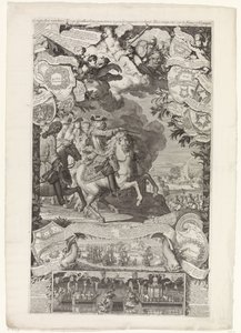 Victoire des alliés sur les Français et les Espagnols, 1702 - Daniël Marot (I)
