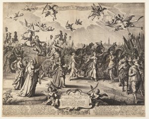 La voiture triomphale du prince Hendrik d