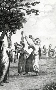 Danseuses en Égypte, tiré des Voyages de Niebuhr à travers l