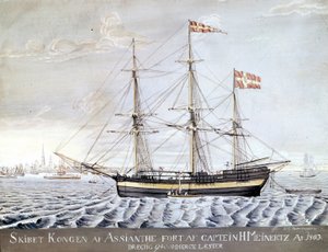 Navire « Konigen of Asian » 1803. Musée Maritime d