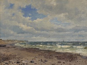Une Plage avec des Dunes. La Côte Ouest du Jutland