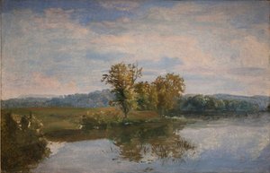 Vue du lac Vejl près de Silkeborg, Jutland - Dankvart Dreyer