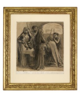 Un Pessah dans la maison de Joseph et Zacharie, vers 1850 - Dante Gabriel Charles Rossetti