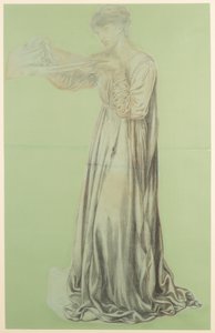 Étude pour le rêve de Dante - Dante Gabriel Charles Rossetti