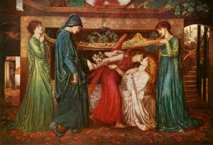 Le rêve de Dante, 1871, vers 1912 - Dante Gabriel Charles Rossetti