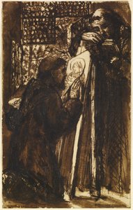 Fra Angelico peignant - Dante Gabriel Charles Rossetti