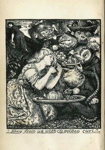 Frontispice de Goblin Market and Other Poems par Christina Rossetti, 1861-1862 - Dante Gabriel Charles Rossetti