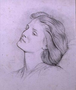 Tête de Fanny Cornforth - Dante Gabriel Charles Rossetti