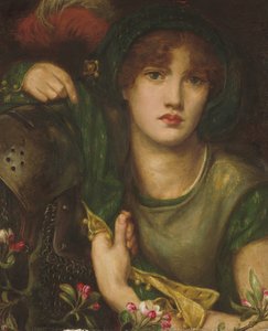 Ma Dame Greensleeves, 1863 - Dante Gabriel Charles Rossetti