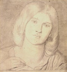 Miss Fanny Cornforth, c.1860 - Dante Gabriel Charles Rossetti