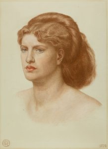 Portrait de Fanny Cornforth, Tête et Épaules, 1874 - Dante Gabriel Charles Rossetti