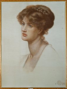 Portrait de Mme William J. Stillman, buste, 1869 - Dante Gabriel Charles Rossetti