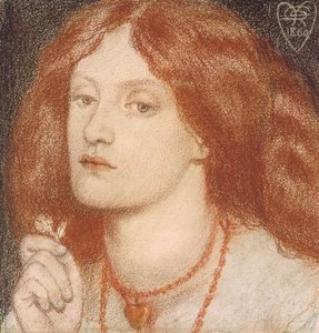Regina Cordium ou la Reine de Cœurs, 1860 - Dante Gabriel Charles Rossetti