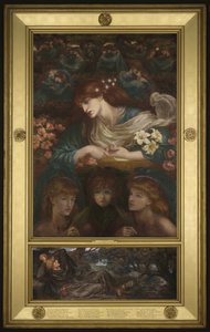 La Bienheureuse Damozel, 1875-78 - Dante Gabriel Charles Rossetti